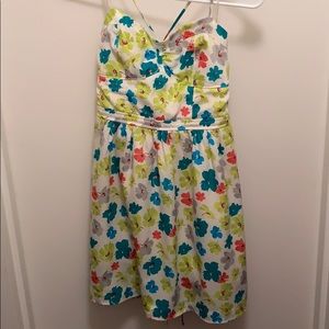 Flower printed, light summer dress